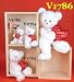 First & Main Plush toys V1786 Valentine Dena - 15 Inch