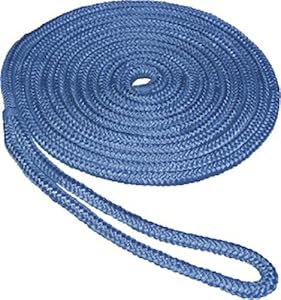 Seasense Double Braid Nylon Dockline (1/2-Inch X 15-Feet, Blue)
