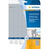 Herma Typenschildetiketten A4 4220 25x10 mm extrem stark haftend Folie matt 4725 St�ck silber
