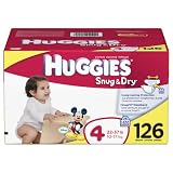 Huggies Snug & Dry Diapers, Size 4, 126-Count ~ Huggies