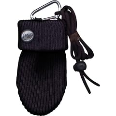 Vivanco J-Straps T&S Handysocke aus dicker Baumwolle f?r Handy und MP3-Player inklusive Hansband mit Karabinerhaken Schwarz