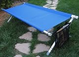 OASIS HEAVY-DUTY Junior Size Folding Cot w/ STORAGE SIDE BAG-5 Years Warranty-High Quality Product-A BONUS $19.99 VALUE SOLAR RECHARGEABLE LED FLASHLIGHT INCLUDED WITH YOUR PURCHASE..