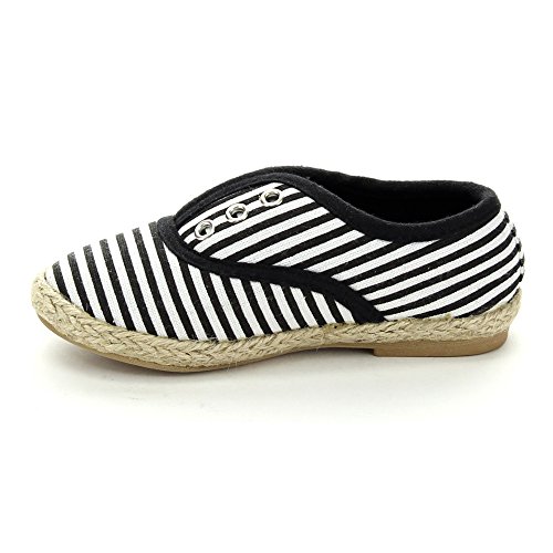Jelly Beans HADIYA Toddler's Little Girl Two Tone Slip On Loafer Style Flat Shoe
