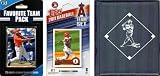 MLB Los Angeles Angels Licensed 2011 Topps Team Set and Favorite Player Trading Cards Plus Storage Album