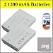 Pack Of 2 NB-5L Replacement Batteries For Canon PowerShot SX230 HS SX210 HS SX200 HS S100 S110 Digital Camera + Cleaning Cloth And LCD Screen Protector