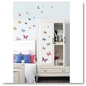 Children's Nursery Room Wall Decal - BUTTERFLIES