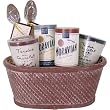 I love Chocolate choco lovers gift basket in Re-usable basket with all French products