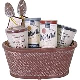 I love Chocolate choco lovers gift basket in Re-usable basket with
all French products