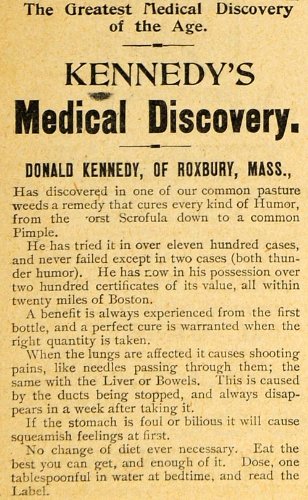 1893 Ad Kennedy