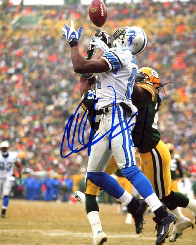 Calvin Johnson Autographed 8x10 Photo