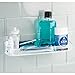 InterDesign 21720 Affix, Peel-And-Stick Strong Self-Adhesive Una Cosmetic Organizer Tray