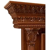 IMAGE OF Canby Philadelphia Custom Double Medicine Cabinet, Standard, Traditional Cherry, Left Hinge, Concealed Hinge, Wall Mount