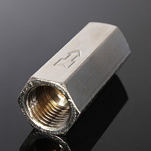 1/4 Inch Threaded BSPP Female Full Ports One Way Air Check Valve by JeabJJ Shopping