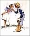 Beguiling Buttercup by Norman Rockwell 9.00X11.00. Art Poster Print