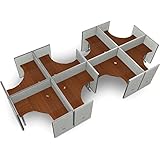 UPC 845123000076 product image for OFM RiZe Workstation Unit 2 x 4 Configuration - 63