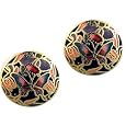 Gold Plated Butterfly Garden Stud Earrings
