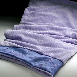 Sonoma Lavender Spa Blankie - Embroidered Lavender