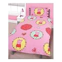 Kids/Childrens Peppa Pig Spiral Design Bedding Duvet Cover Set and Pillow Case (Single Bed)