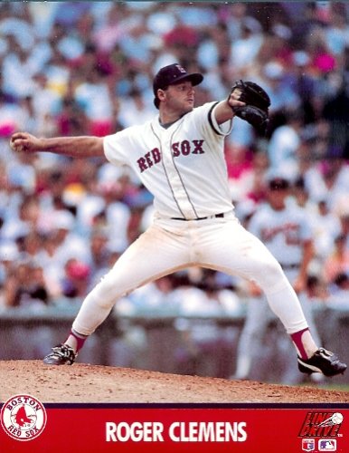 Roger Clemens Boston Red Sox 8 x 10 MLB Licensed Photo (1991) - Shipped in 8 x 10 Topload Holder!