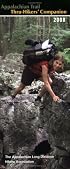 Appalachian Trail Thru-Hikers' Companion (2008)
