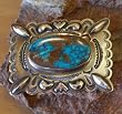 Pilot Mountain Turquoise Belt Buckle