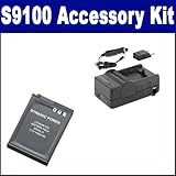 Nikon Coolpix S9100 Digital Camera Accessory Kit includes: SDENEL12 Battery ....