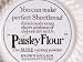 Antique advertising shortbread mould