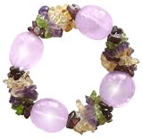 Good Luck Bracelet With Multi Gemstones And Amethyst