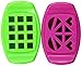 FunBites Food Cutter Set, Green Squares, Pink Hearts