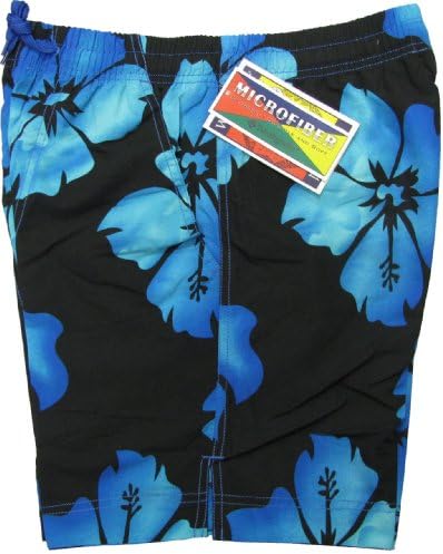 Weekender Bay Village Volley Fast Drying Mesh Brief Liner Super Suede Microfiber Unisex Swimwear in Royal Blue - XL