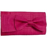 Mar Y Sol Eloise Woven Raffia Bow Clutch