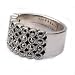 Sterling Silver Band Ring Valentines Day Gifts US Size 7 3/4