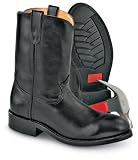 DOUBLE-H - Men's Steel Toe Uniform Pull Ons by Double-H Boots® Gloss Black