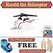 Harold the Helicopter from Thomas The Tank Engine Wooden Train Set - Free 2 Pieces of Track & Free Thomas the Tank Engine