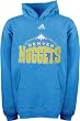 Denver Nuggets Youth adidas Team Logo Fleece Hooded Sweatshirt