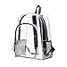 Clear Transparent Backpack, Heavy Duty Multi-pockets School Bag, Clear PVC See Through Student Outdoor Backpacks for School, Security, Sports
