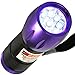 UV LED Ultraviolet Blacklight Emergency Flashlight for Scorpions, Urine, Counterfeit, Stains, Germicidal, Auto Leaks, Hunting, Antiques, Forensics, Camping and more. Finds the Invisible and Makes It Known.