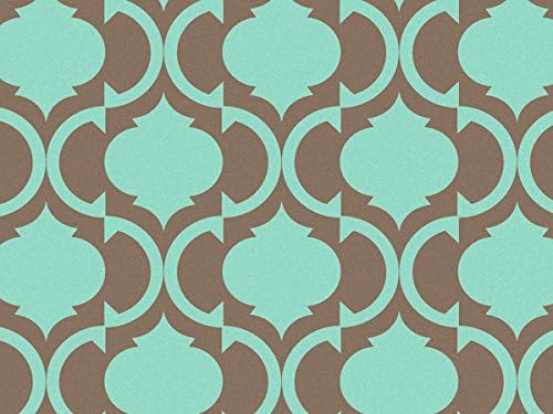 Aqua and Brown Print Tissue Paper Ream 240 Sheets Wholesale Packaging Gift Wrap