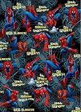 Spiderman - Giftwrap (2 sheets folded) and tags (2)