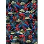 Spiderman - Giftwrap (2 sheets folded) and tags (2)