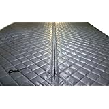 Singer Safety Double Faced Quilted Fiberglass Panel, 4' Width x 8' Height x 2" Thick