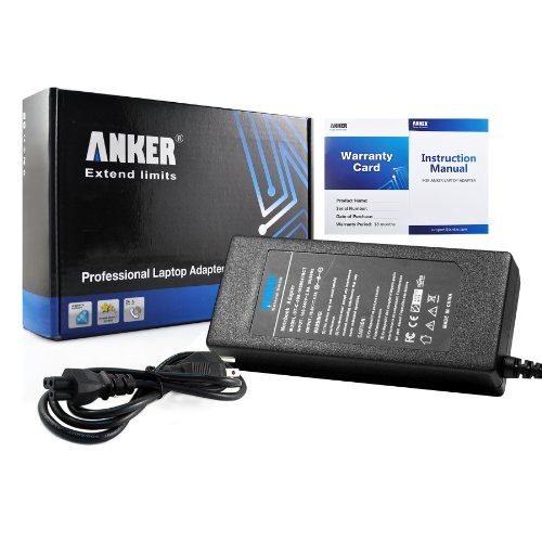 Anker� New AC Adapter/Charger + Power Reservoir Cord for Laptop Sony Vaio Series as PCG-3F3L PCG-5J2L PCG-5K1L PCG-5K2L PCG-6G4L PCG-7113L PCG-7133L PCG-7141L PCG-7142L PCG-7Y2L PCG-7Z2L VGN-BX760 VGN-BZ560 VGN-C290 VGN-CS215J VGN-FE660G VGN-FE770G VGN-FS