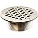 Jones Stephens, JS 3-1/2" IPS Metal Spud with 5" Nickel Bronze Round Strainer - D60996