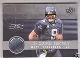 MATT HASSELBECK 2008 Upper Deck GAME JERSEY CARD Seattle Seahawks Football
