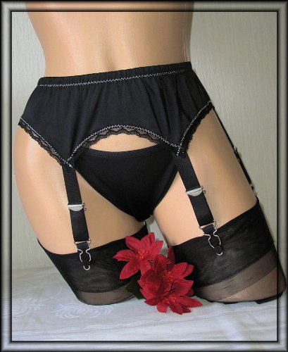 Pariser-Mode 6-Straps-Strumpfhalter SG3447-6, Gr. L