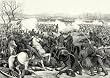 Battle of Pittsburg, Tennessee, by Currier & Ives, 1862 - 16" x 20" - Fine-Art Gicl&eacute;e Photographic Print of an Image from the Library of Congress Collection