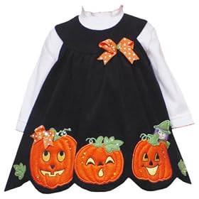 Rare Editions Girls 2-6x Halloween Corduroy