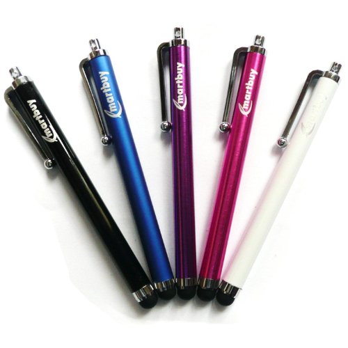 Emartbuy® Paket mit 5 Eingabestift für Kapazitive Resistive Touchscreens geeignet für Neue Apple Ipad 3. Generation März 2012 Veröffentlichung