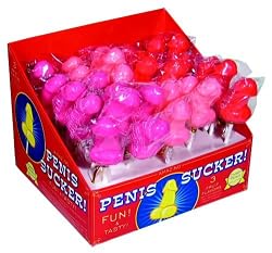 Penis Lollipop Suckers - 6 Pack