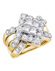 4.0CT-DIA INVISIBLE BRIDAL SET